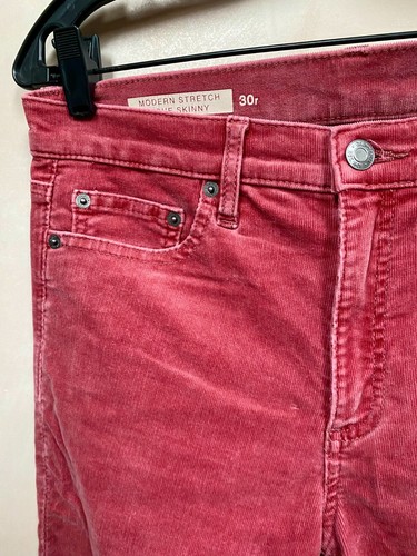 Gap Jeans Modern Stretch True Skinny 1969 thin cord waist 31 inch worn twice VGC - Picture 4 of 11