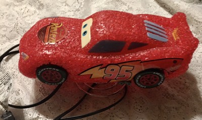 DISNEY PIXAR CARS TABLE LIGHT #95 RUST-EZE LIGHTYEAR CAR  PREOWNED 