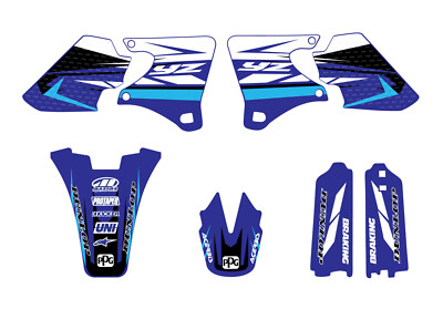 ENARUI Graphics Kit Decals For Yamaha YZ250F/400F/426F 1999-2002 - Red Full Body Sticker Set