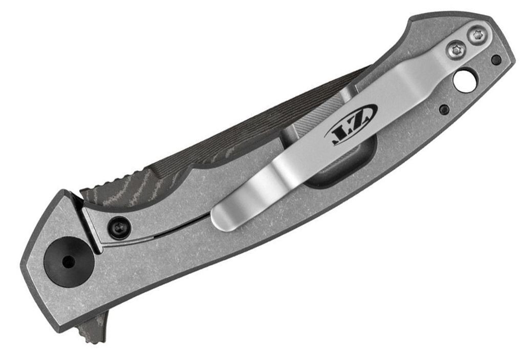 Zero Tolerance 0450CFDAM Vegas Forge Damascus Marble Carbon Zero Tolerance 0450CFDAM Vegas Forge Damascus Marble Carbon