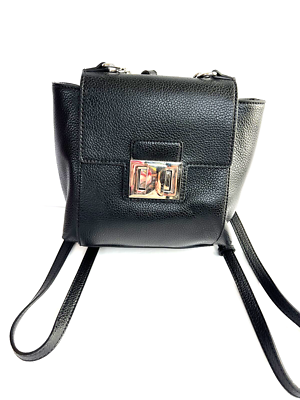 Steve Madden Black Faux Leather Small Backpack | eBay display picture 1
