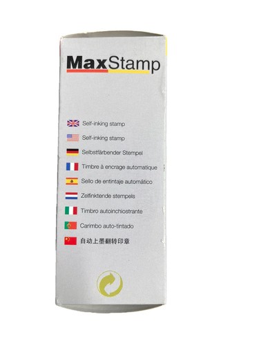 MaxStamp SI-20 Self-Inking Rubber Stamp 3/4 x 1 1 5/16″ - Picture 12 of 12