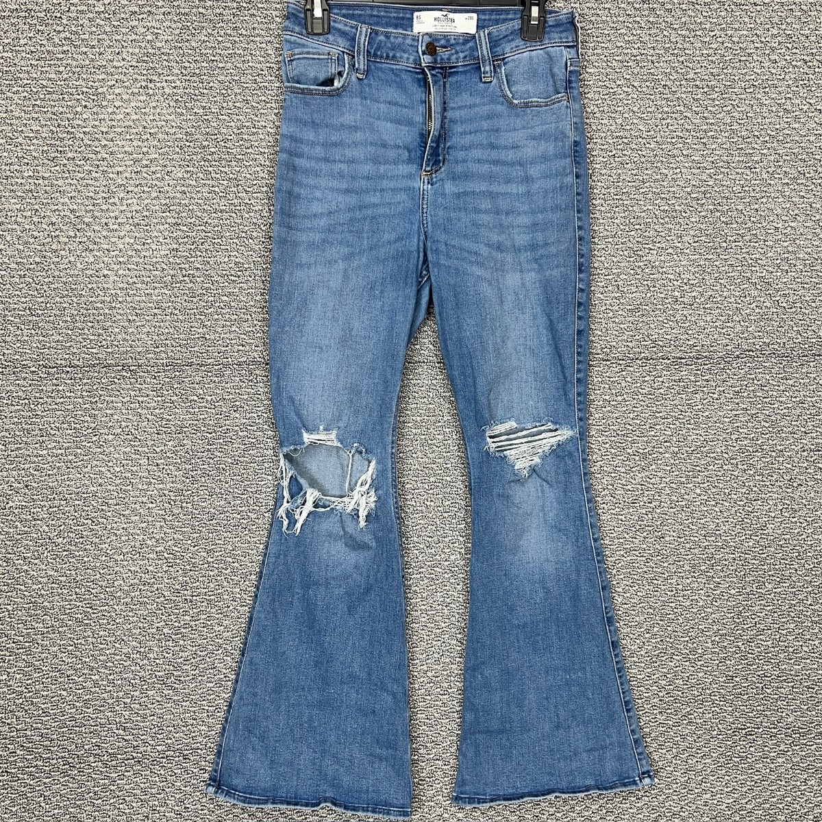 Hollister Curvy High Rise Flare Jeans Women's Size 29S Blue