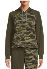 New No Boundaries Juniors Active Camo Hoodie Size S 3-5 
