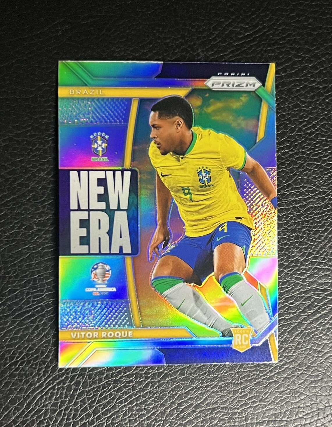 2024 Panini Prizm Conmebol COPA - VITOR ROQUE New Era Silver Rookie #35 Brazil
