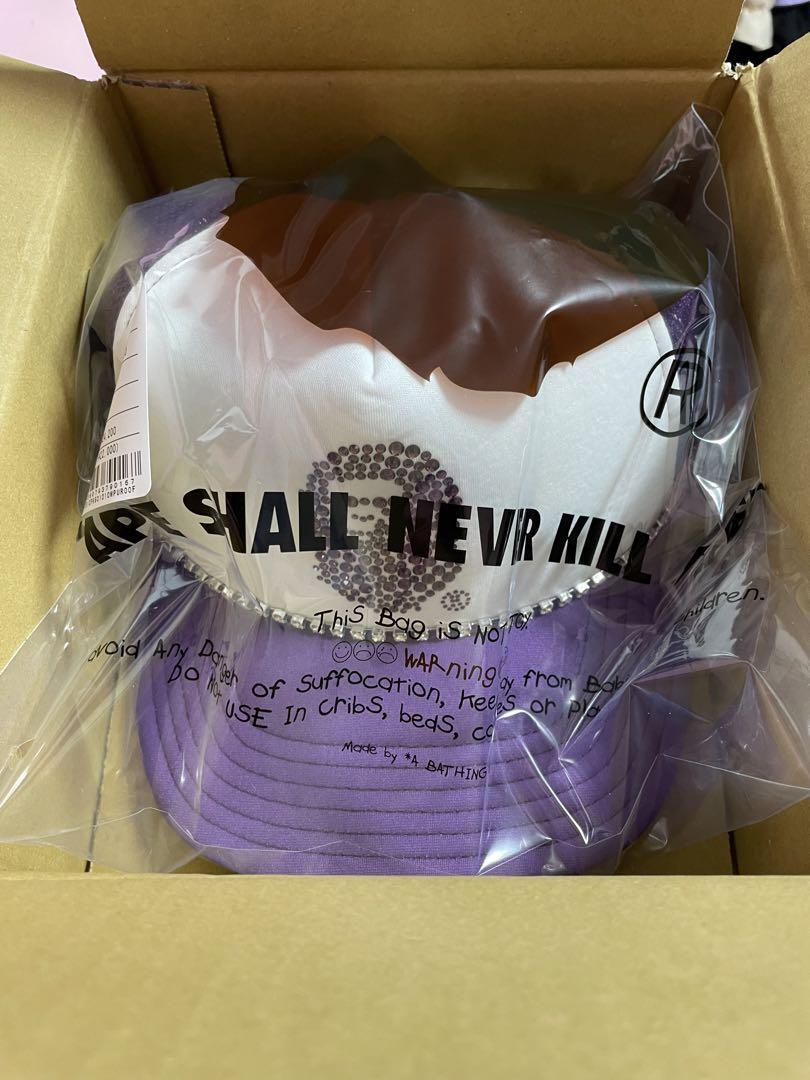 Unused Men's BAPE Cap Rare Limited Bape Crystal Stone Ape Unused Men's BAPE Cap Rare Limited Bape Crystal Stone Ape