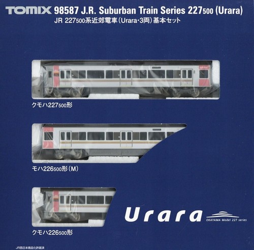 Juego básico de 3 vagones TOMIX N Gauge JR Suburban Train Series 227-500 Urara 98587 | Zustand: New