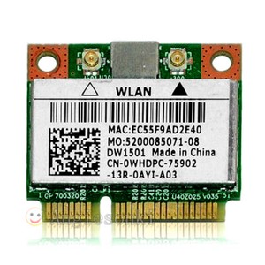 broadcom dw1501 wireless-n wlan half-mini card driver