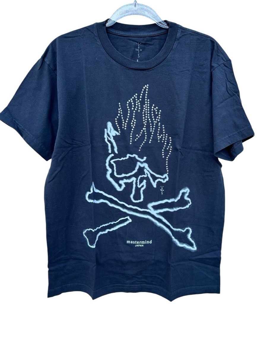 Travis Scott Cactus Jack For Mastermind Skull T Shirt Black Japan 