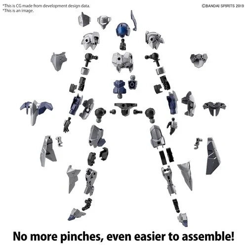 30 Minute Missions 48 EXM-A9k Spinatio Knight Type 1:144 Scale Model Kit - Picture 5 of 12