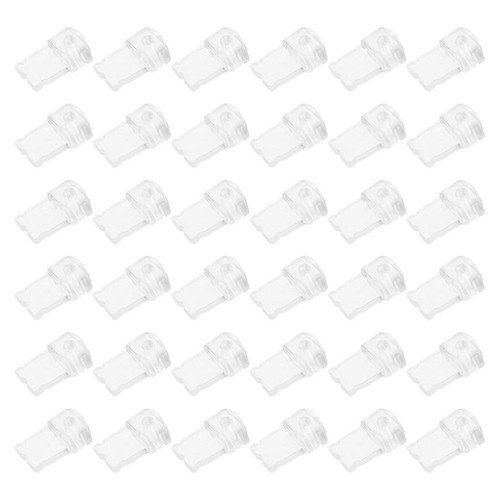 100pcs Phone Dust Plugs: Transparent Charging Port Covers Compatible With Apple - 第 9/12 張圖片