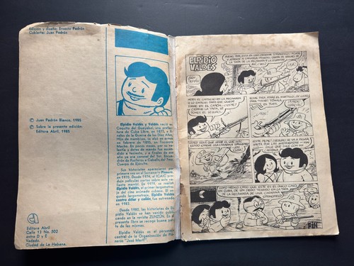 Cómic Cubano Historietas De Elpidio Valdés Juan Padrón Cuba 1ª Edición 1985 - Imagen 2 de 24