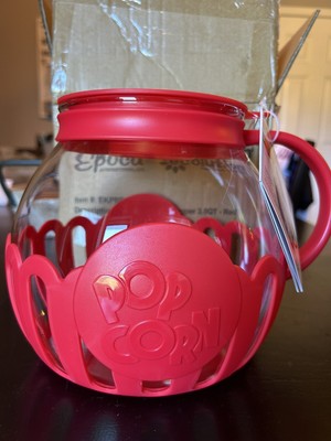 NWT Ecolution Patented Micro-Pop Microwave Popcorn Popper - 3-Quart, Red