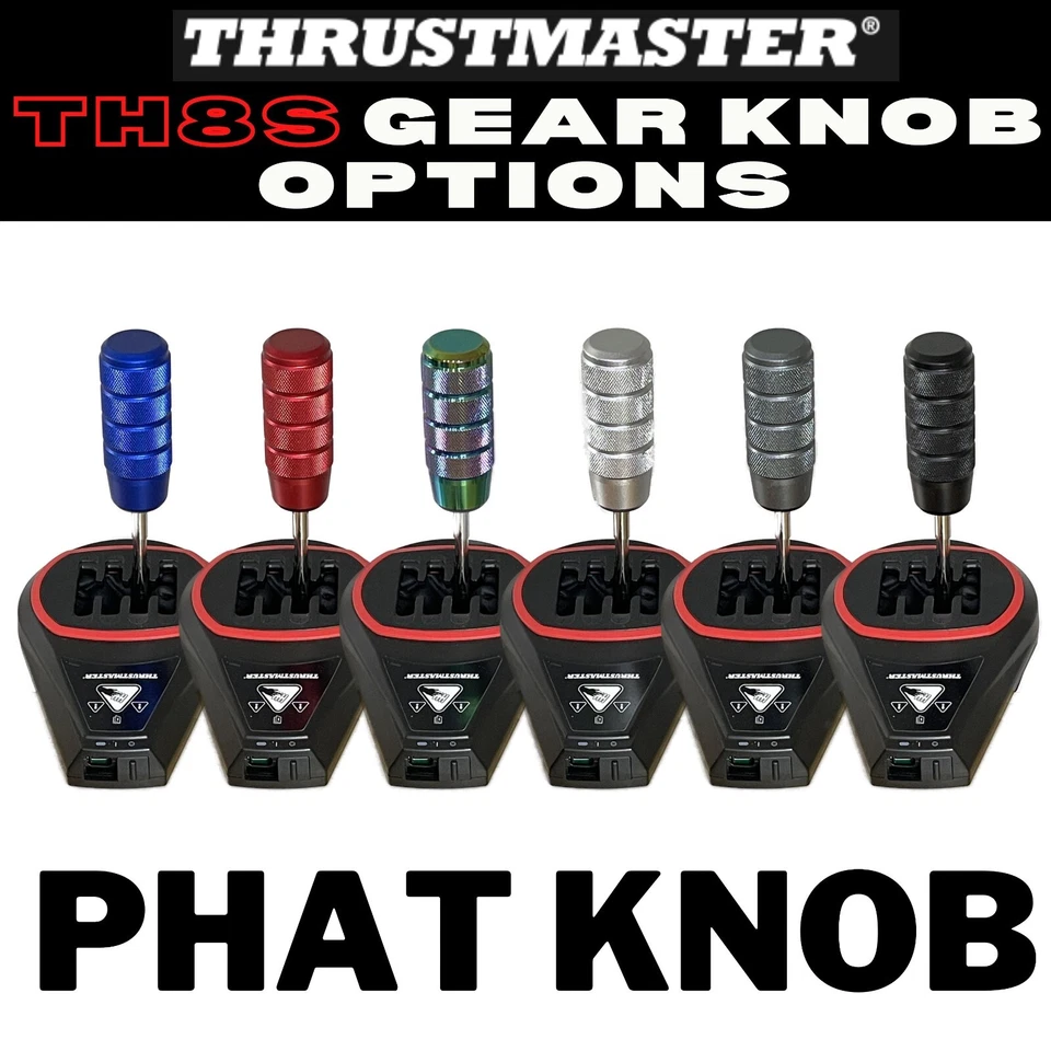 Thrustmaster TH8S alternative Gear knob Gear Shifter Knob & Adaptor - Image 2 of 4