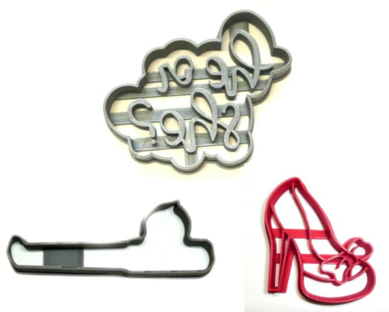 Or Heels Gender Reveal He Or She Boy Girl Fishing Cookie Cut