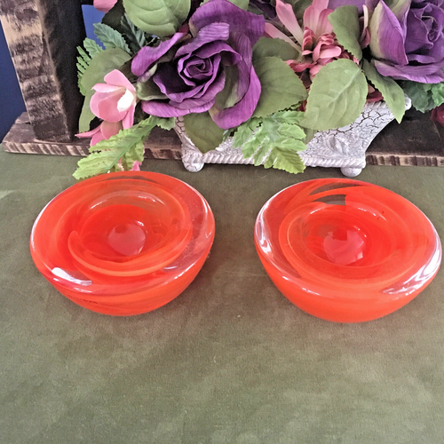 Pair of Kosta Boda Tea Light Candle Holders - Picture 4 of 10
