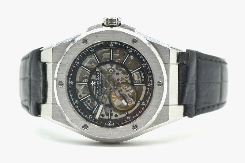 dreyfuss and co skeleton watch