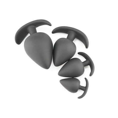 4pcs Women Silicone Anal Butt  Plug Set Wearable G-spot Stimulation  Sex Toy US - Picture 10 of 12