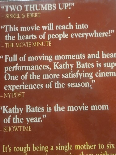A Home of Our Own Laserdisc LD Kathy Bates Edward Furlong - New, Sealed 1993 - Picture 7 of 10