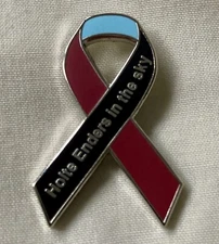Aston Villa 'HEITS' remembrance enamel pin badge. Ozzy Osbourne, Black Sabbath.