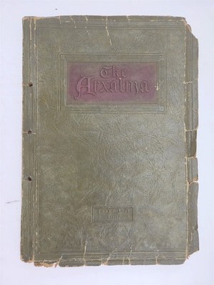 1929 antique READING pa HIGH SCHOOL YEARBOOK ARXALMA ads art FRANCESCO LAPI 