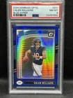 2024 Donruss Optic Caleb Williams Blue Hyper Prizm (RC) PSA 8 #201