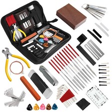 72PCS Guitar Tool Kit,Professional Guitar Repairing Maintenance Tool Kit with...