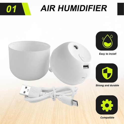 10X(Humidificador de Aire USB PequeñO 220Ml Difusor de Niebla FríA PortáTi1665 - Imagen 2 de 7