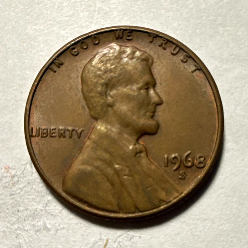 1968-S Lincoln Memorial Cent — photo from another recent sale