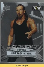 2023 Upper Deck AEW New Arrivals Silver Jay White #5 Rookie RC READ 0hv6