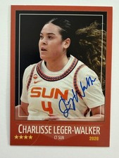 SIGNED CHARLISSE LEGER-WALKER 2026 CONNECTICUT SUN CARD # 2 WNBA AUTO