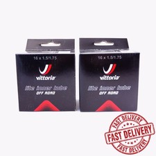 Vittoria Lite Bike Inner Tubes 16x1.5/1.75 48L A/V 2pcs Schrader Valve