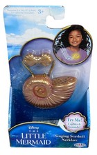 Disney The Little Mermaid Singing Seashell Necklace Lights  Sounds Jakks New