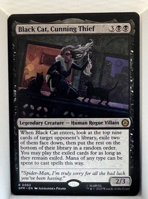 Black Cat, Cunning Thief Regular Magic The Gathering 52 NM MTG