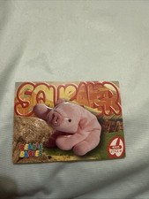 Squealer The Pig 2nd Edition Series 4 1999 TY Beanie Babies 236