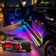 Power Running Boards Fits For Toyota Tundra 2022-2026 W Led Electric Side Steps