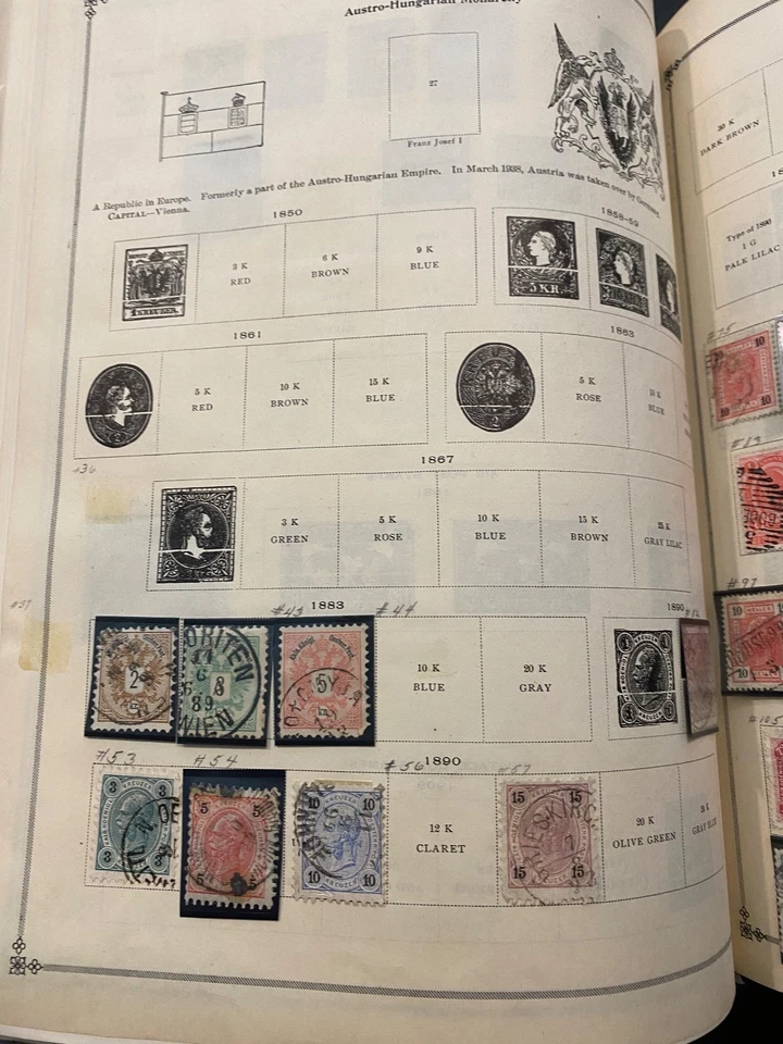 Worldwide Stamps Abu-Brunei Scott International Album M&U Read Desc L-1628 - Image 2 of 4