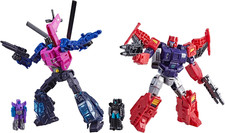 Transformers Age of the Primes Wreck 'N Doom Collection Topspin Vs Spinister 5.5