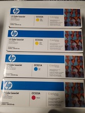 4 Genuine HP 304A CM Yx2 Toner Cartridge Set CC531A X2/CC532A/ CC533A/BNIB NIB