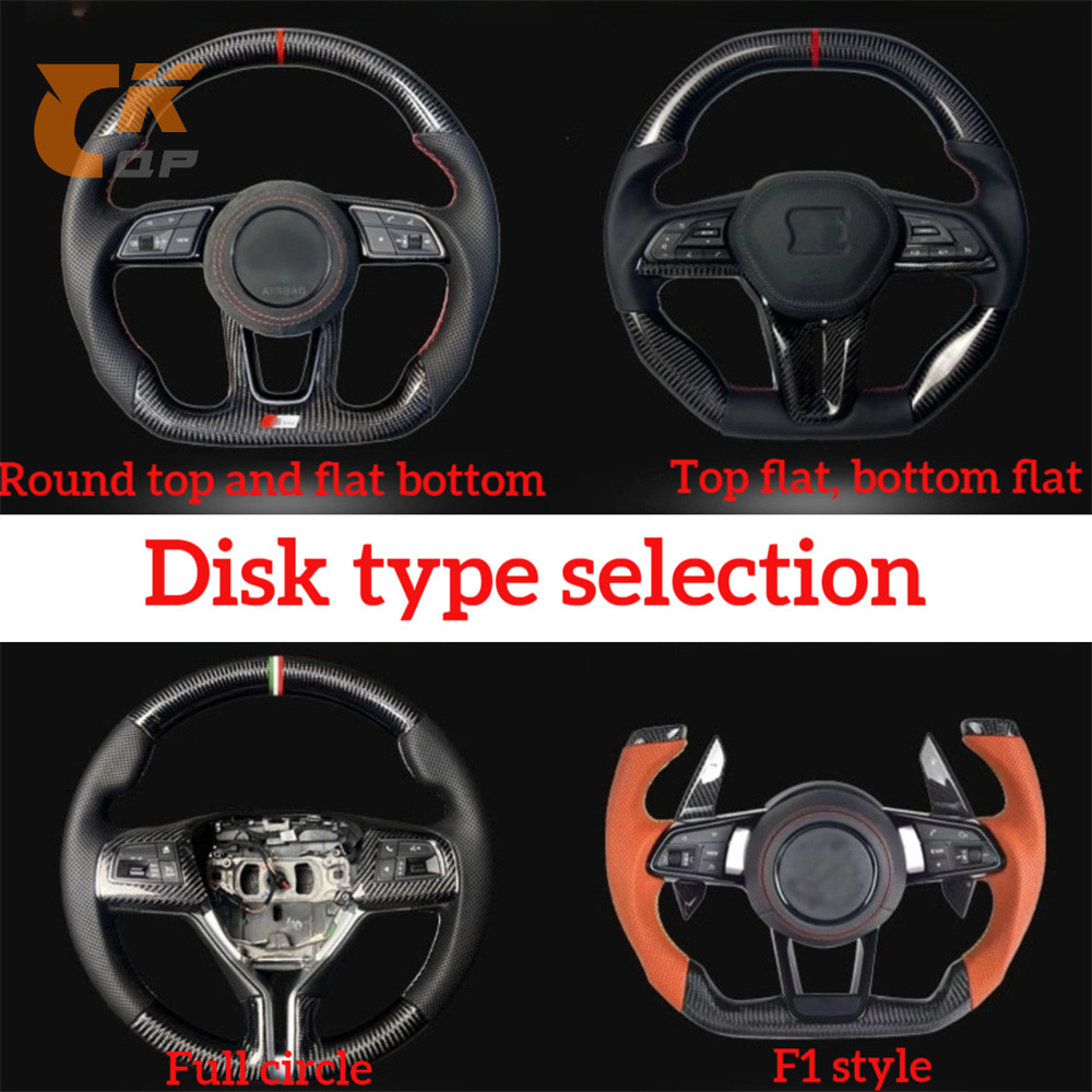 Steering Wheel for Honda Accord 2018-2023 Custom Forged Carbon Fiber Red Leather