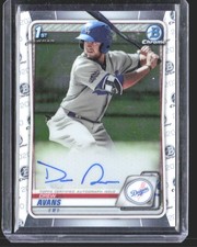 Drew Avans 2020 Bowman Chrome Prospect Autographs AU
