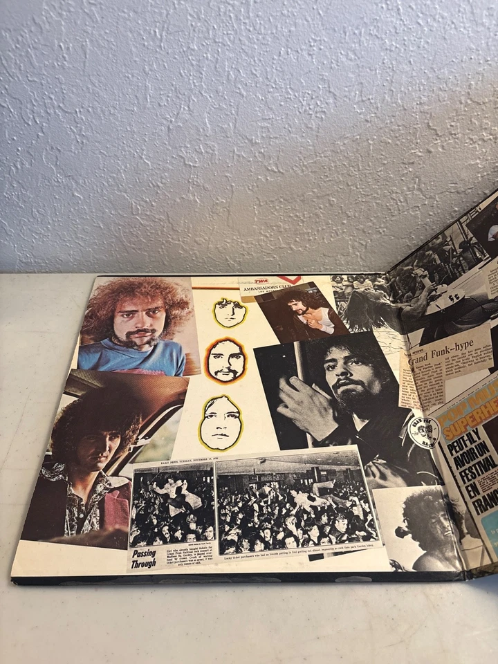 GRAND FUNK RAILROAD MARK DON 1969-71 VINYL RECORD 2 LP W/ POSTER ON CAPITOL VG+ Foto 3 de 4