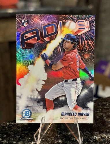 2025 Bowman Chrome Adios Marcelo Mayer RC #AD-2 Red Sox