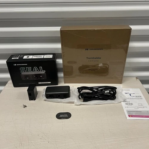 3DMakerPro Seal JMS2 3D Scanner 0.01mm Accuracy 24-bit Color + Turntable Kit