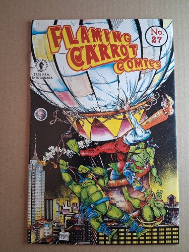 Flaming Carrots Comics #27 (1991) - High Grade - Early McFarlane Cover