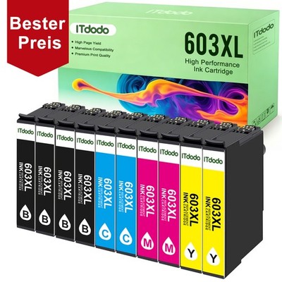 603 XL Druckerpatronen kompatibel für Epson XP-3100 3105 2100 2105 4100 WF-2830
