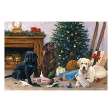 Rivers Edge Products LED Canvas Wall Art, 24" x 16", Fiber Optic Light Up