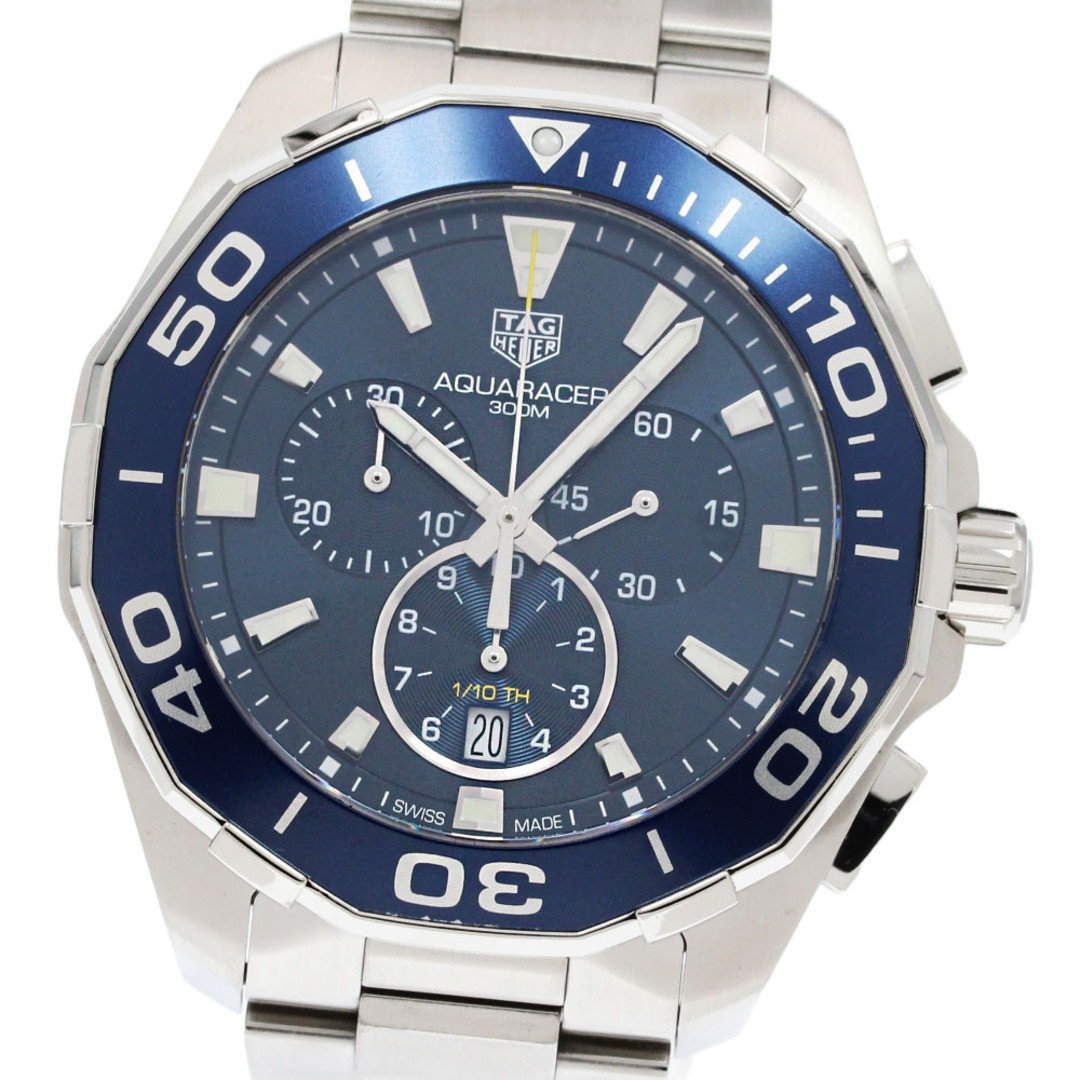TAG Heuer Aquaracer Chronograph Men's Watch CAY111B Quartz Date Good Condition Includes Extras  