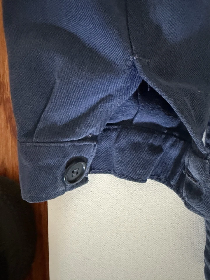 1950s 60s french chore jacket Workwear Small Repairs - Image 3 of 4