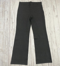 Quince Womens Charcoal Gray Ponte Pants Size XL Tall Pull on Flare Leg NEW